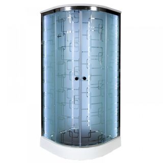 Душевая кабина Deto EM1590 LED 90х90х220 см